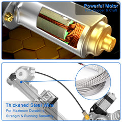 Obaee smooth-operation window regulator for Ford F-150; reliable daily use.