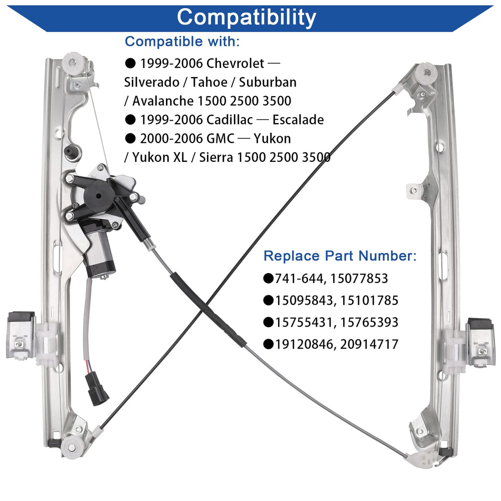 Obaee regulator motor closeup—integrated design for smooth power window action.