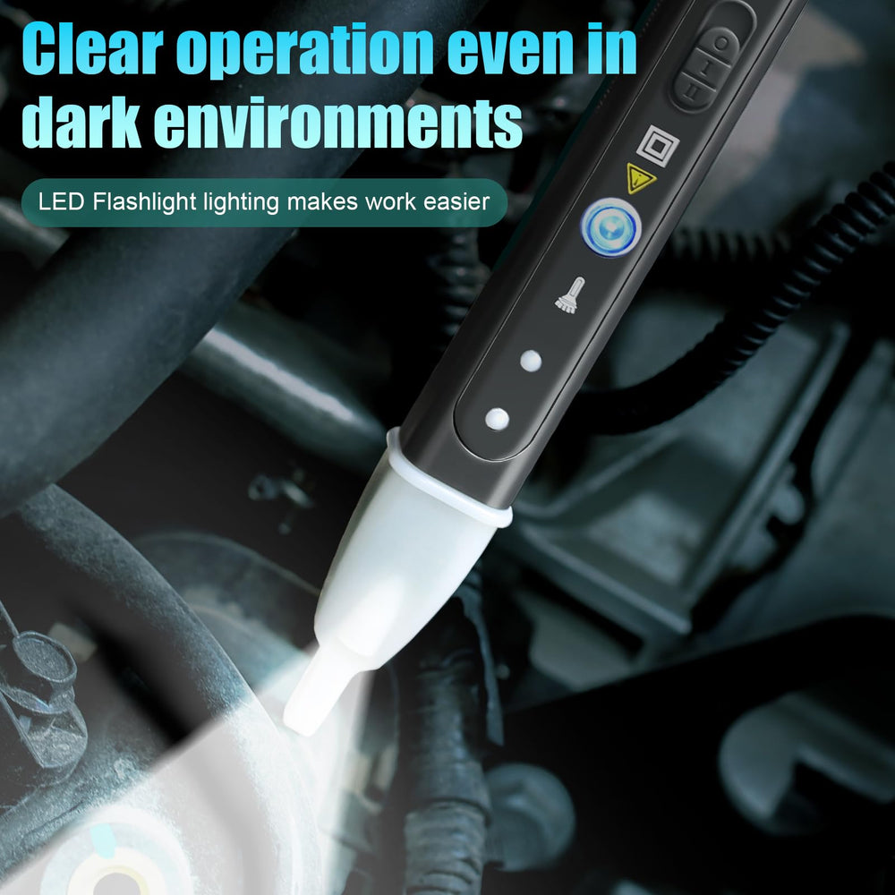 OBDEMOTO 101 LED display closeup shows clear indicators and results