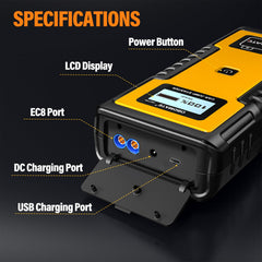 OBDMATE JSC7100 portable design enables jump-starts anywhere.