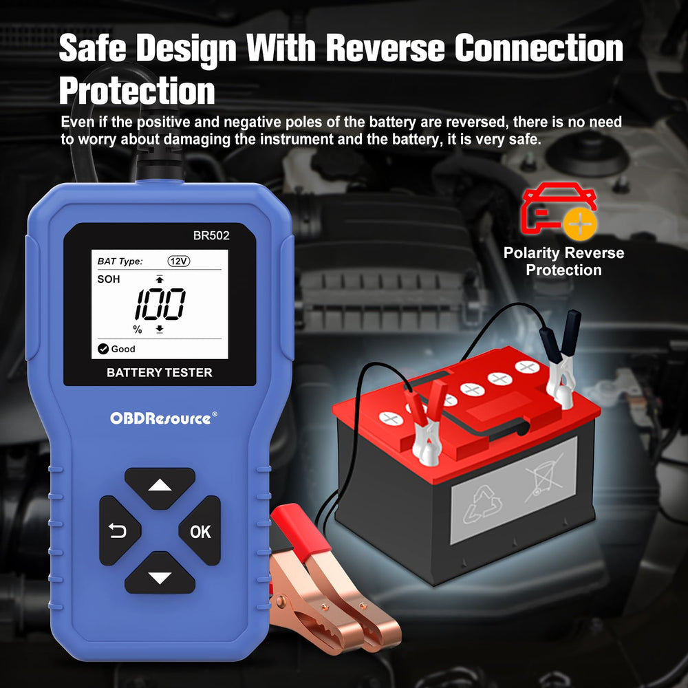 OBDResource BR502 compact design fits neatly in your toolkit.
