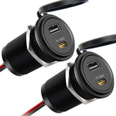 Obeaming 118W 12V USB outlet ready for fast charging on the road