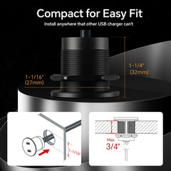 Obeaming charger suitable for tablets, drones, dash cams.