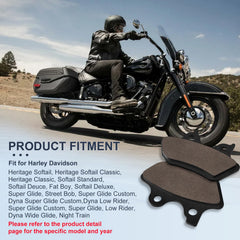 OCEAIR rear brake pad for Harley Softail ensures reliable stopping.