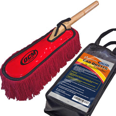 OCM Brand premium extralarge duster head captures dust quickly for a showroom finish.