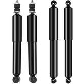 OCPTY shocks for Nissan D21 front view show compatibility and stability.