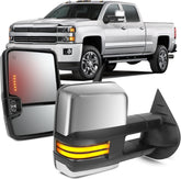 OCPTY power heated towing mirror for Chevy Silverado improves winter visibility