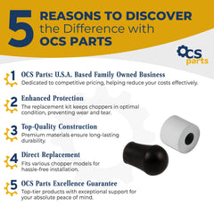 OCS Parts rubber feet 45457 for stable, vibration-free operation