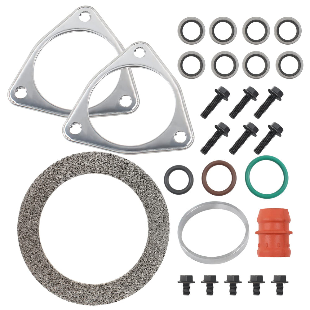 OCTAOR Turbo Mounting Seal Kit packshot highlights a complete gasket set for turbo rebuilds.