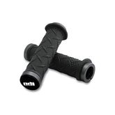 Old Dutch ODI Xtreme Lock-On grips, front view, secure traction for off-road riding.