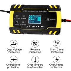 ODOMY pulse repair function revives idle batteries with regular charging cycles.