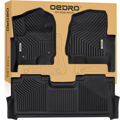 OEDRO 2Gen floor mats for Ford trucks front seats with snug fit and protection