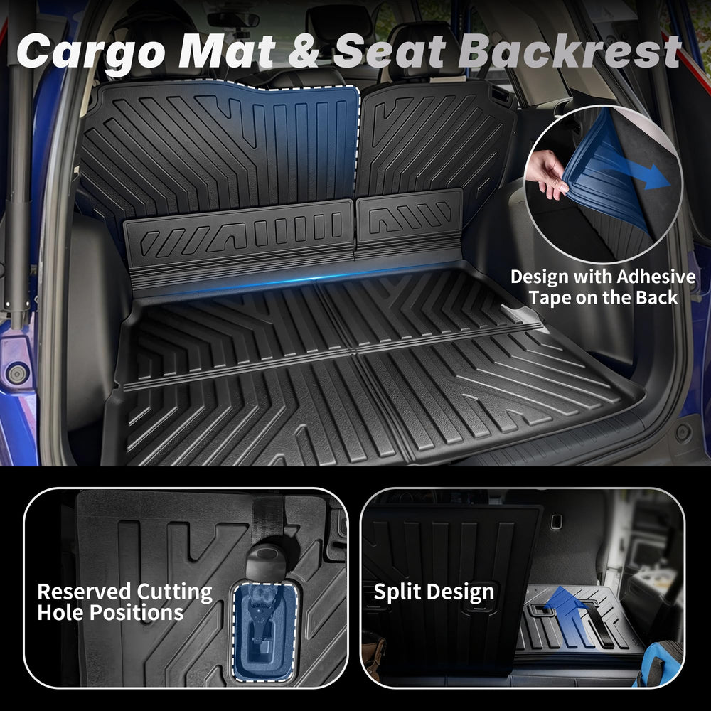 OEDRO CR-V trunk mat edge and protection guard cargo area from scratches.