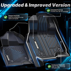 OEDRO non-slip retention posts keep mats in place during drives.