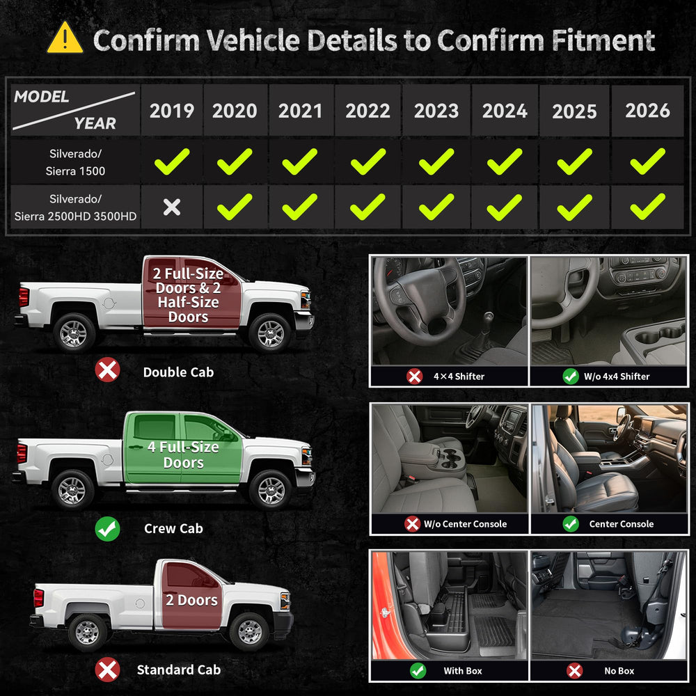 OEDRO full-coverage floor mats shield cabin from dirt and weather