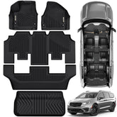 OEDRO Pacifica front mats with precise fit and deep channels for all-weather protection.