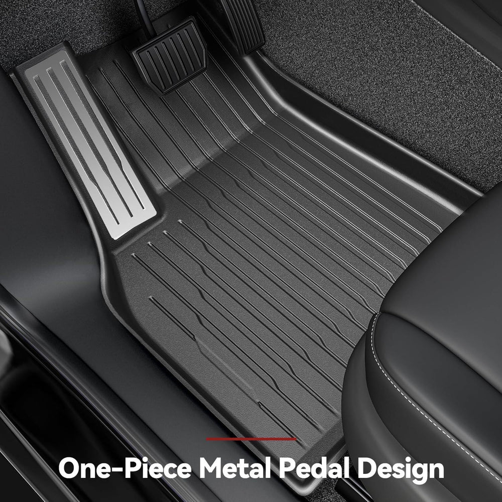 OEDRO Tesla Model Y Juniper rear floor mat protecting second row