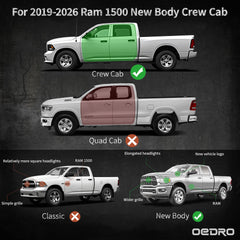 OEDRO under-seat storage installed in Ram 1500 Crew Cab demonstrates quick, tool-free setup