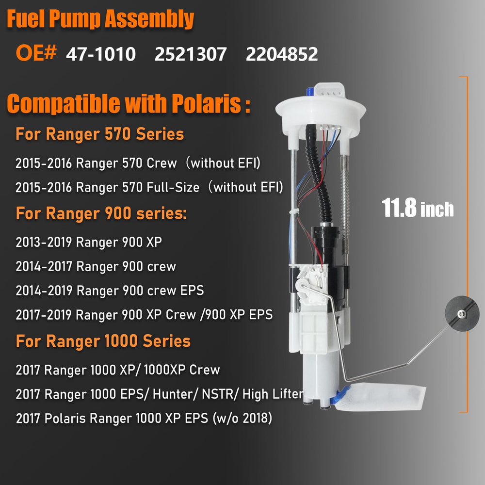 OEKITS Polaris Ranger 900XP fuel pump assembly, direct-fit upgrade