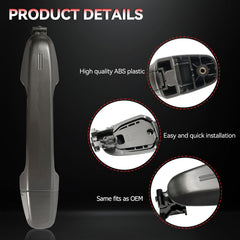 OEMASSIVE installation-ready gray door handle, quick replacement with no modification required