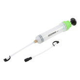 OEMTOOLS 200cc pump cylinder with clear dual scales for precise fluid transfer.
