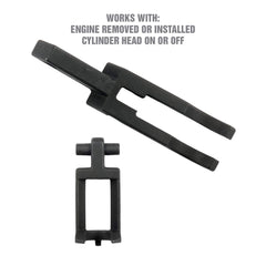 OEMTOOLS 24434 easy-grip handle improves control during compression tasks.