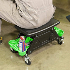 OEMTOOLS 24986 wide wheelbase enhances stability on uneven garage floors.