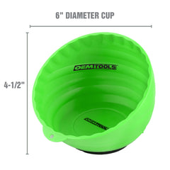 OEMTOOLS 25114 rubber-coated magnets protect surfaces while securing small parts