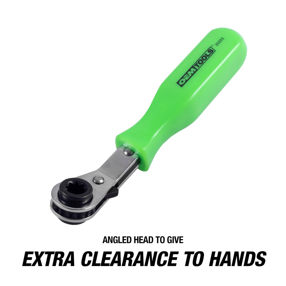 OEMTOOLS 25252 E-Z Grip handle for comfortable extended brake work.