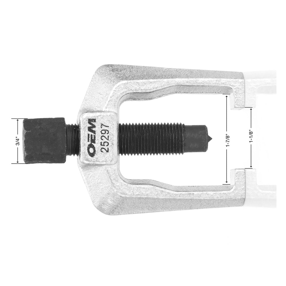Heat-treated screw on OEMTOOLS 25297 ready for heavy-duty use