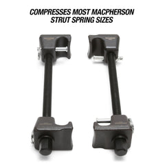 OEMTOOLS 25553 broad spring contact reduces slips during compression.