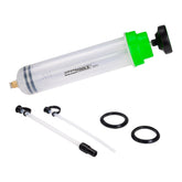 OEMTOOLS 500cc fluid extractor front view shows large chamber for efficient extraction.