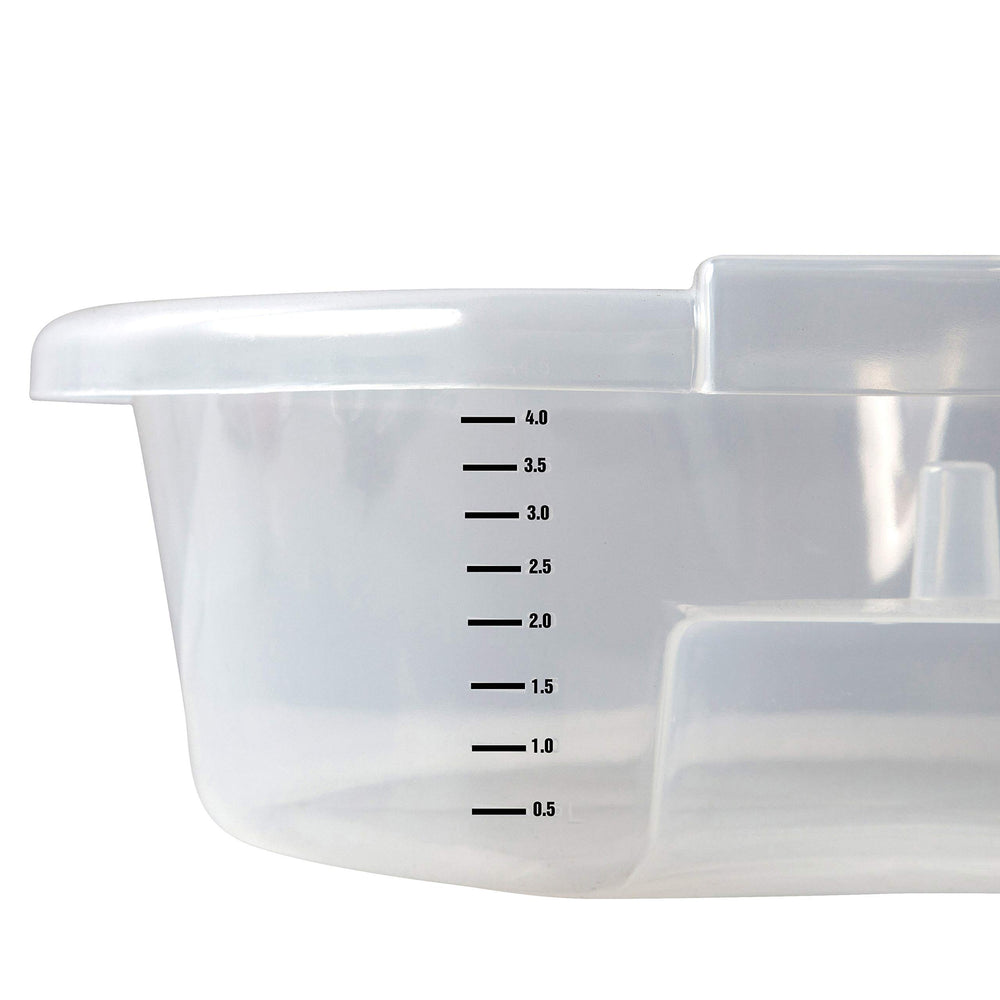 OEMTOOLS 87013 oil drain pan includes a shelf to drain filters neatly.