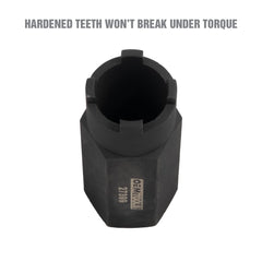 OEMTOOLS 27399 ball joint spanner wrench with hardened teeth and 1 inch socket compatibility