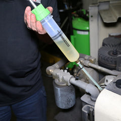 OEMTOOLS compact design fits a busy toolbox for quick fluid service.