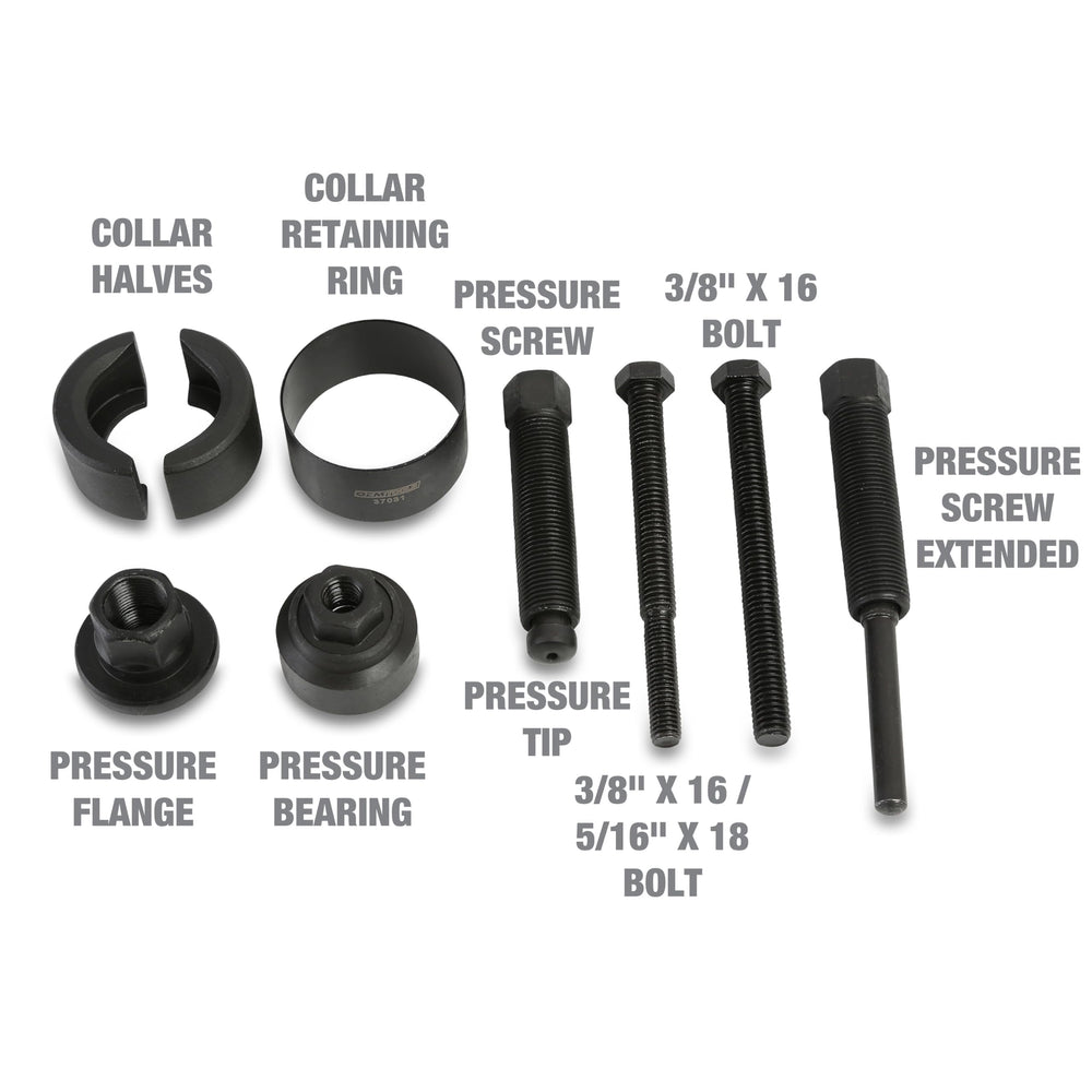 OEMTOOLS hub diameters 1-1/8 to 1-3/8 inches explained