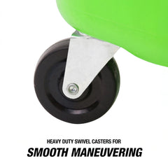 OEMTOOLS drain valve and evacuation spout support quick, clean oil disposal.