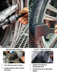 oesee hex-logic applicator and microfiber towel for even dressings and streak-free drying