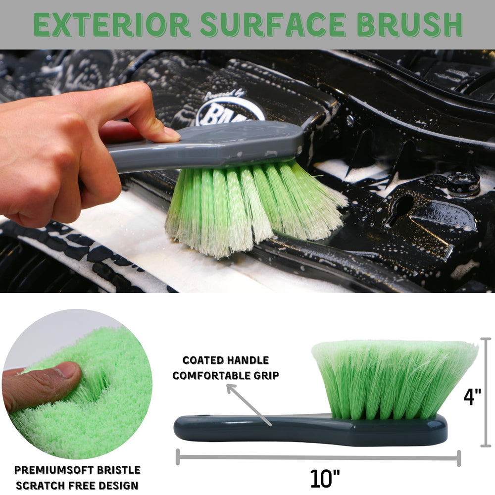 Oesee soft horsehair detailing brushes for precision, scratch-free results