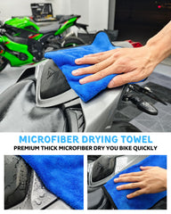 Oesee Motorcycle Cleaning Kit offers a complete solution for every part.