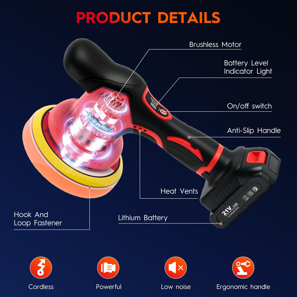Ofeace dual-battery runtime supports continuous work on multiple surfaces.