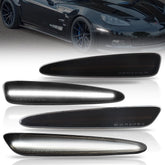 OFFKAT C6 front fender LED marker with smoked lens for enhanced visibility