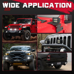 OFFROADTOWN LED Cubes included adjustable brackets for easy mounting