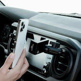 Offroam Tacoma mount dashboard positioning for safe, unobstructed view.