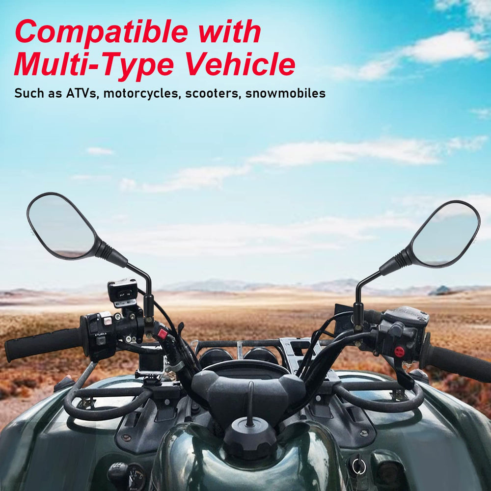 OFIG ATV mirrors clamps for 7/8 handlebar provide reliable fit