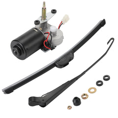 OFIG electric UTV windshield wiper kit front view shows the complete setup for easy visibility
