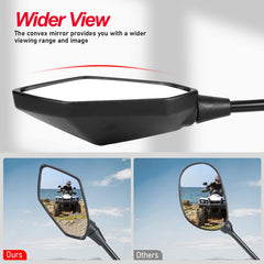 Adjustable angle OFIG mirror for customized rear view