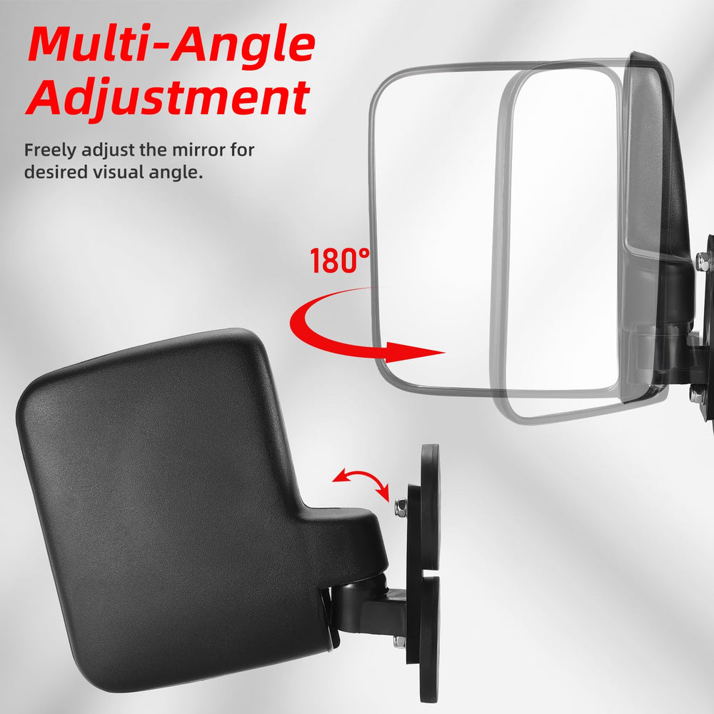 OFIG adjustable-angle tractor mirror lets you tailor viewing angle.