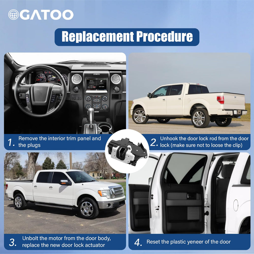 OGATOO driver-side door lock actuator restores smooth function on the left door.
