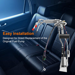 OGATOO fuel pump assembly in vehicle install demonstrating direct fit